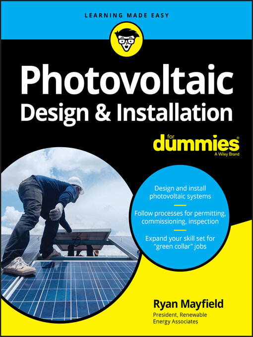 Title details for Photovoltaic Design & Installation For Dummies by Ryan Mayfield - Wait list